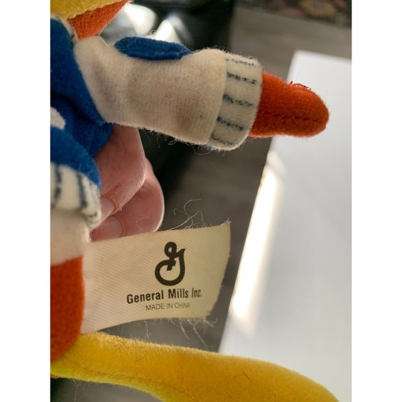 General Mills Plush Stuffed Animal Doll Toy 1997 Vintage Cocoa Puffs Sonny The C - Picture 5 of 5